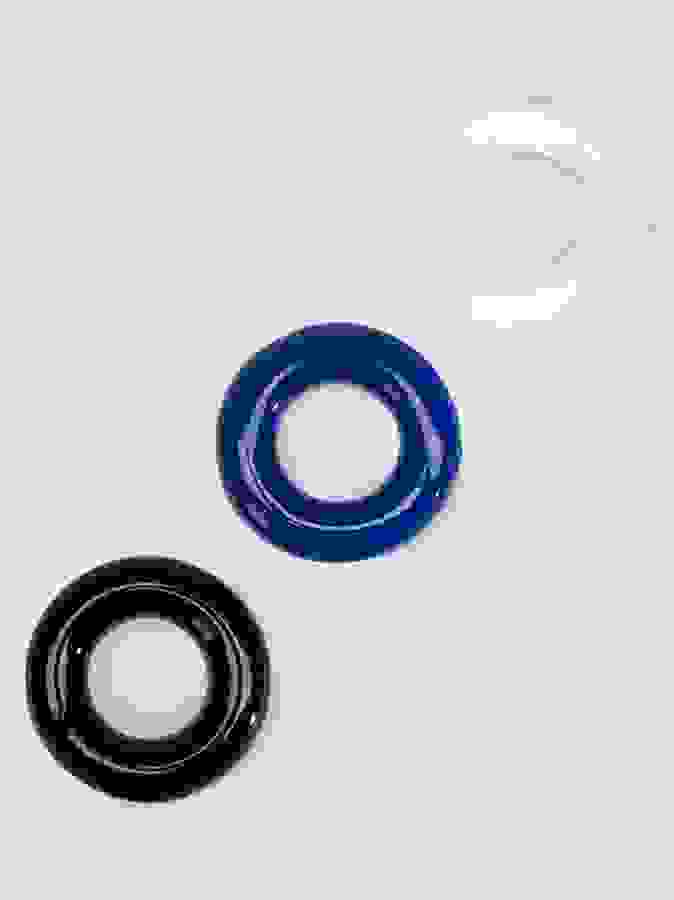 BASICS Doughnut Cock Ring Multipack (3 Pack), Clear, hi-res